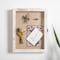 Flash Furniture Peyton 11x14 Shadow Box Display Case with Linen Liner, 8 Push Pins and Solid Pine Wood Frame in Whitewash HMHD-23M010YBN-WHTWSH-1114-GG - alternate 4